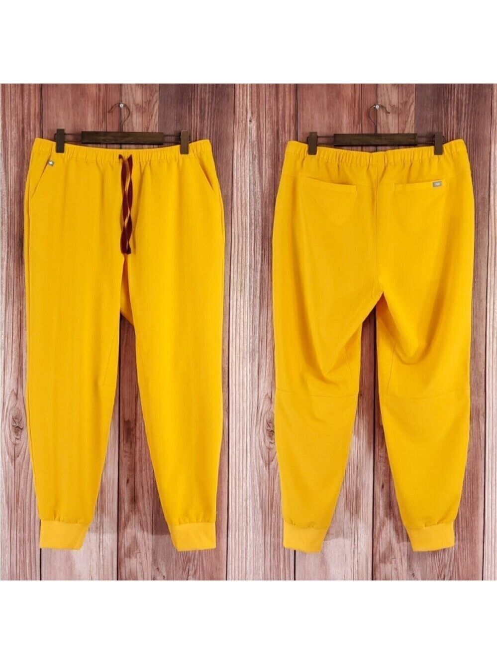 Figs Mens Size XL Tansen Scrub Pants Joggers Limited Edition Emergency Yellow